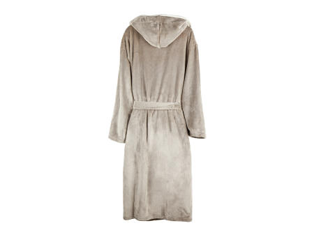 VINGA Louis Luxus Plüsch GRS rPET Bademantel Größe L/XL bedrucken