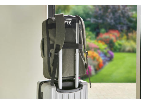 rPET (300D) Polyester Laptop-Rucksack Eulalia bedrucken