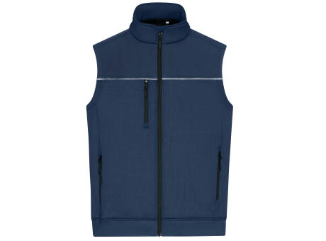 Product image Hybrid Workwear Vest - Robuste Weste mit dezentem Druck im Materialmix Werbeartikel