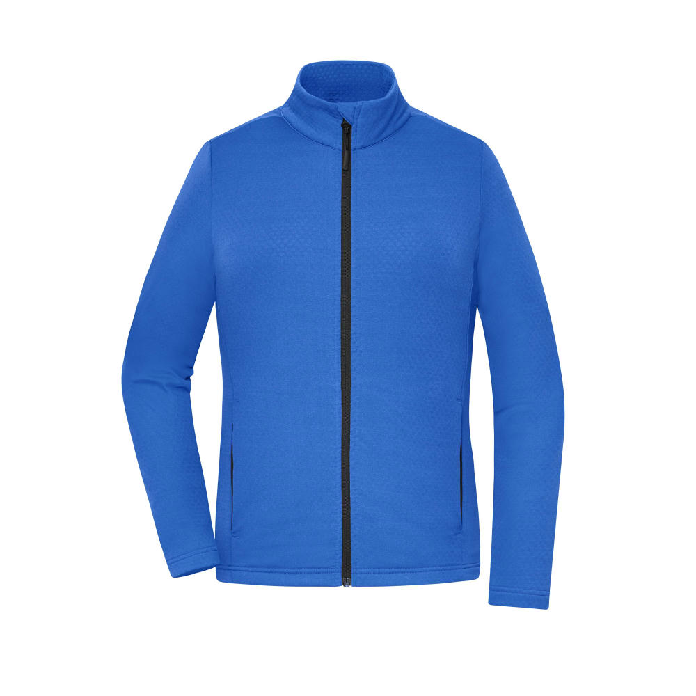 Ladies' Sports Structured Fleece Jacket  GRS - Stretchfleecejacke aus recyceltem Polyester für Sport und Freizeit Werbeartikel