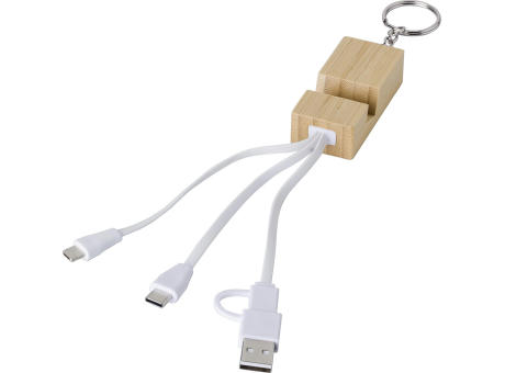 Bambus-Schlüsselanhänger Sutton Werbeartikel