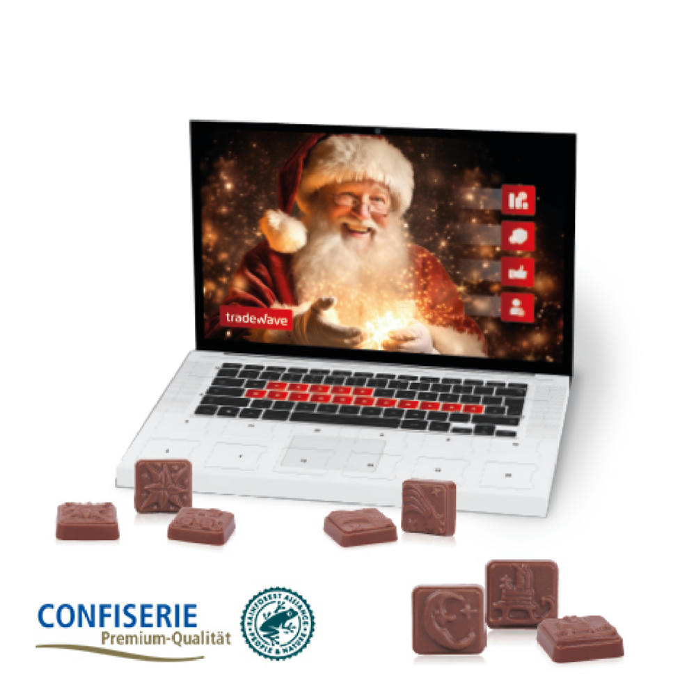 Adventskalender Laptop "Classic Exklusiv" Werbeartikel