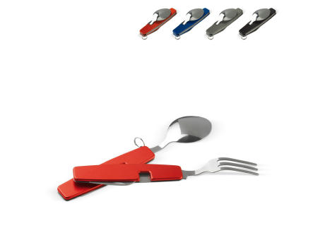 Zusammenklappbares Besteck im Multi-tool Werbeartikel