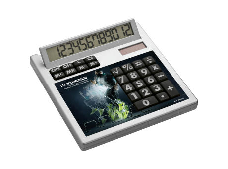 Product image Tischrechner Eigendesign mit 12 Digits aus Kunststoff Werbeartikel