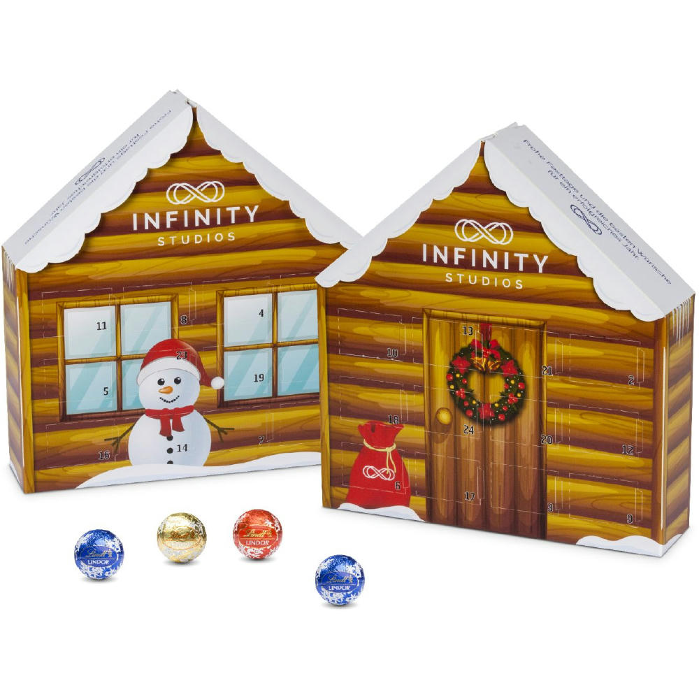 Product image Lindt Lindor Adventskalender "Haus" Eco Werbeartikel