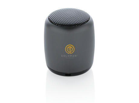 Kabelloser Mini-Lautsprecher aus Aluminium Werbeartikel