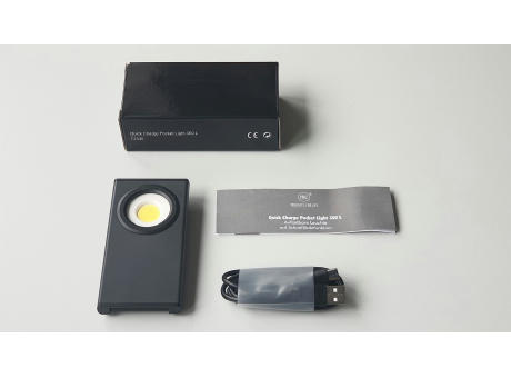 Aufladbare LED Leuchte "Quick Charge Pocket Light 350 L" Werbeartikel