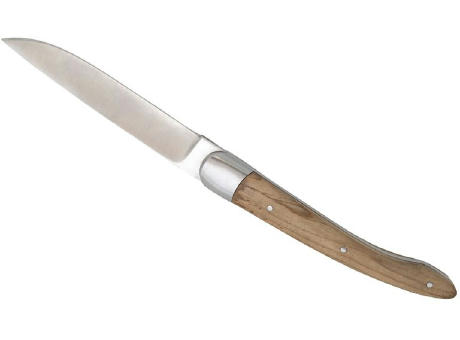 Set mit 4 Tafelmessern 'Heritage', Olivenholz Werbeartikel