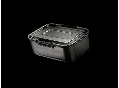 Auslaufsichere Lunchbox aus RCS recyceltem Stainless Steel Werbeartikel