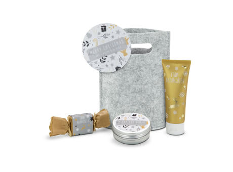 Geschenkset / Präsenteset: Weihnachts-Wellness bedrucken
