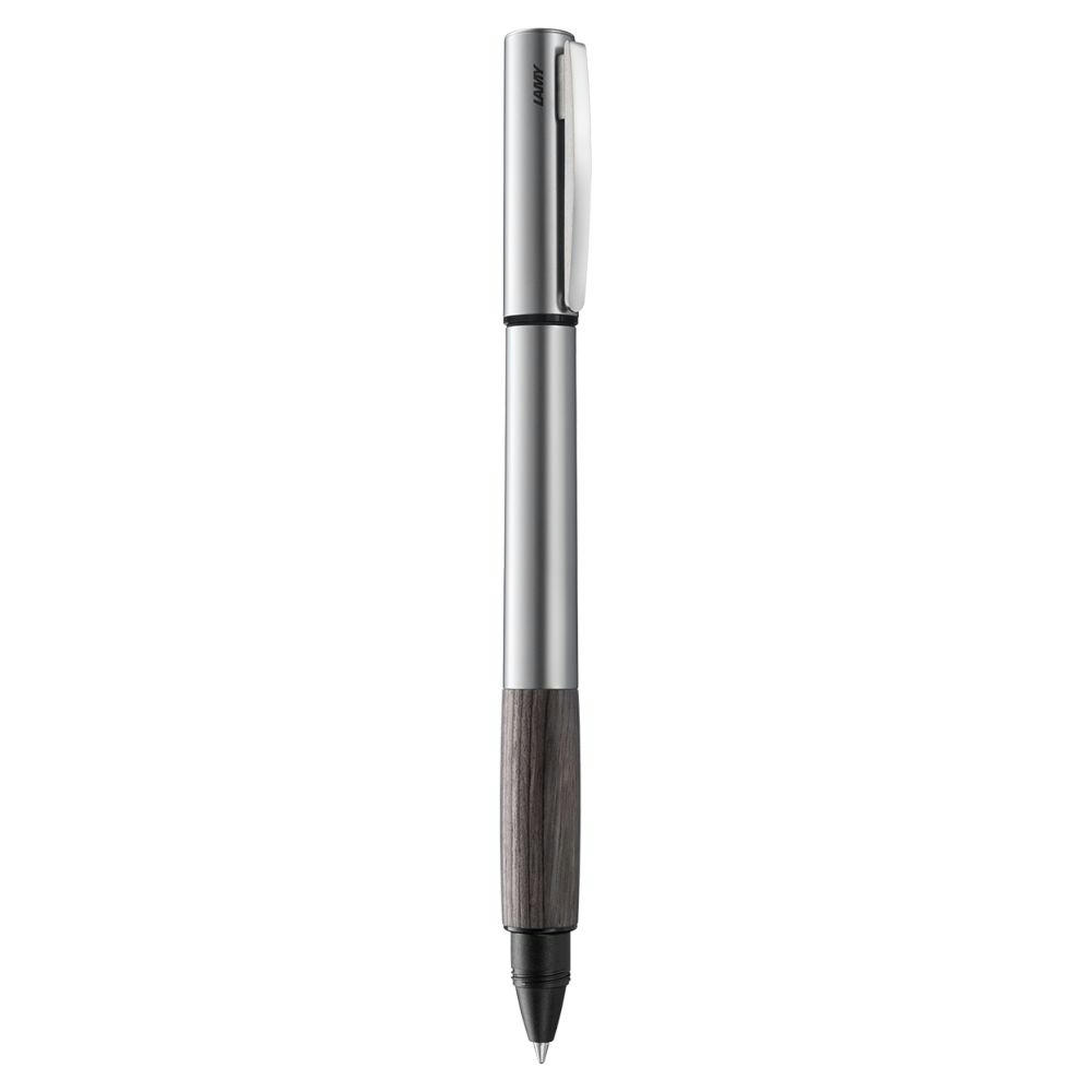 Product image Tintenroller LAMY accent silver-black M-schwarz Werbeartikel