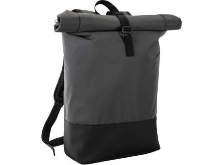 Rollup-Rucksack FLASH-BLACK Werbeartikel
