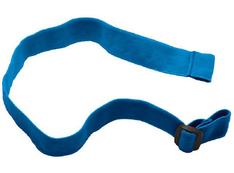 Elastisches Band für Stirnlampe 'Orkanger', blau Werbeartikel
