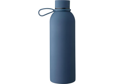 Doppelwandige Trinkflasche aus recyceltem Edelstahl (500 ml) Sena Werbeartikel
