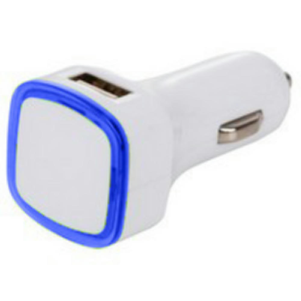 Product image Car Charger 01 (2,1 A) Blau Transparent Werbeartikel