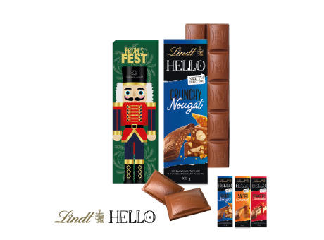 Schokoladentafel von Lindt HELLO bedrucken