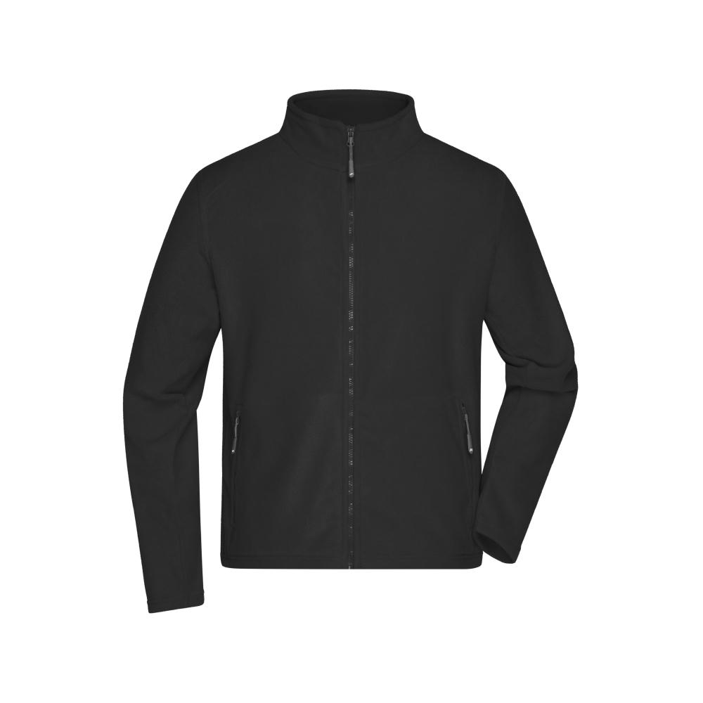 Men's Fleece Jacket - Fleecejacke mit Stehkragen im klassischen Design Werbeartikel