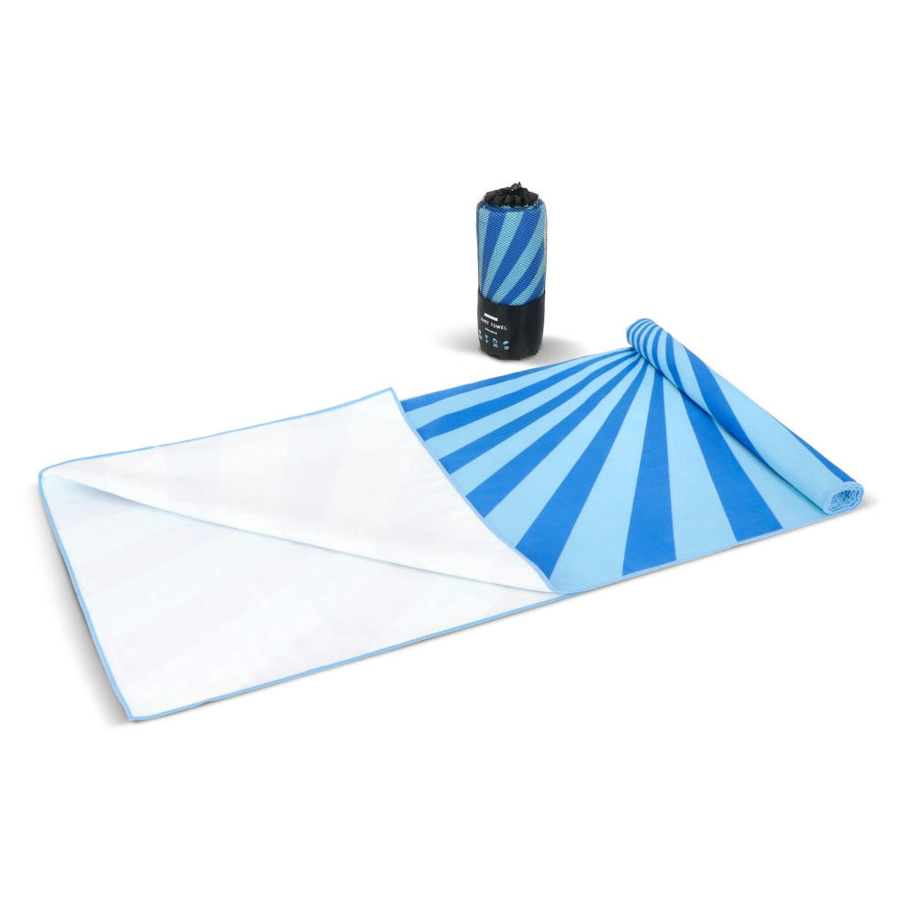 Product image R-PET-Schnelltrocknungs-Strandtuch 100 × 180 cm, Sublimationsdruck Werbeartikel