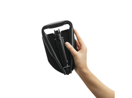 Faltbarer Spaten SCOOP mit Tasche Werbeartikel
