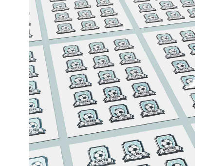 Doming Stickers on A4 sheet Werbeartikel