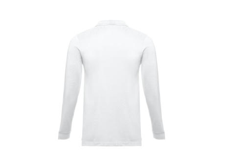 THC BERN WH. Langarm-Poloshirt aus Baumwolle für Herren Werbeartikel