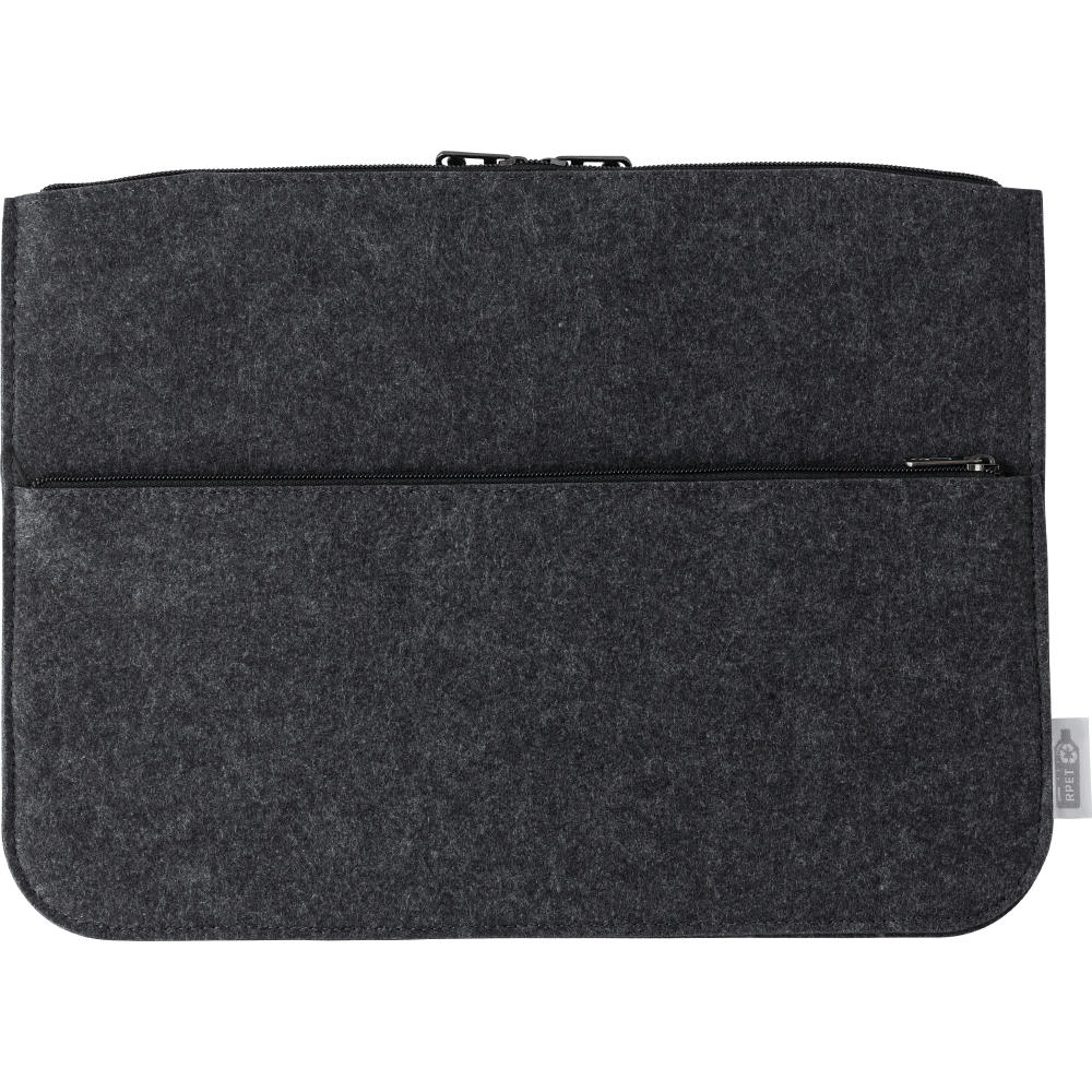 Product image rPET Laptop-Tasche Emilia aus Filz Werbeartikel