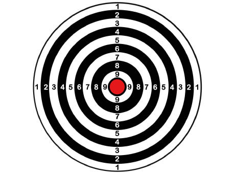 Product image Dartscheibe "45" aus recyceltem Vlies | komplett individuell bedruckbar bedrucken