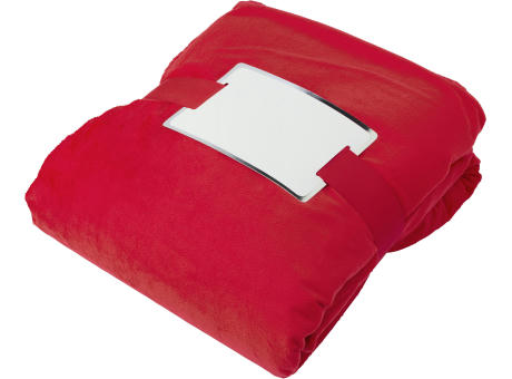 Kuscheldecke aus Polyester Margot Werbeartikel