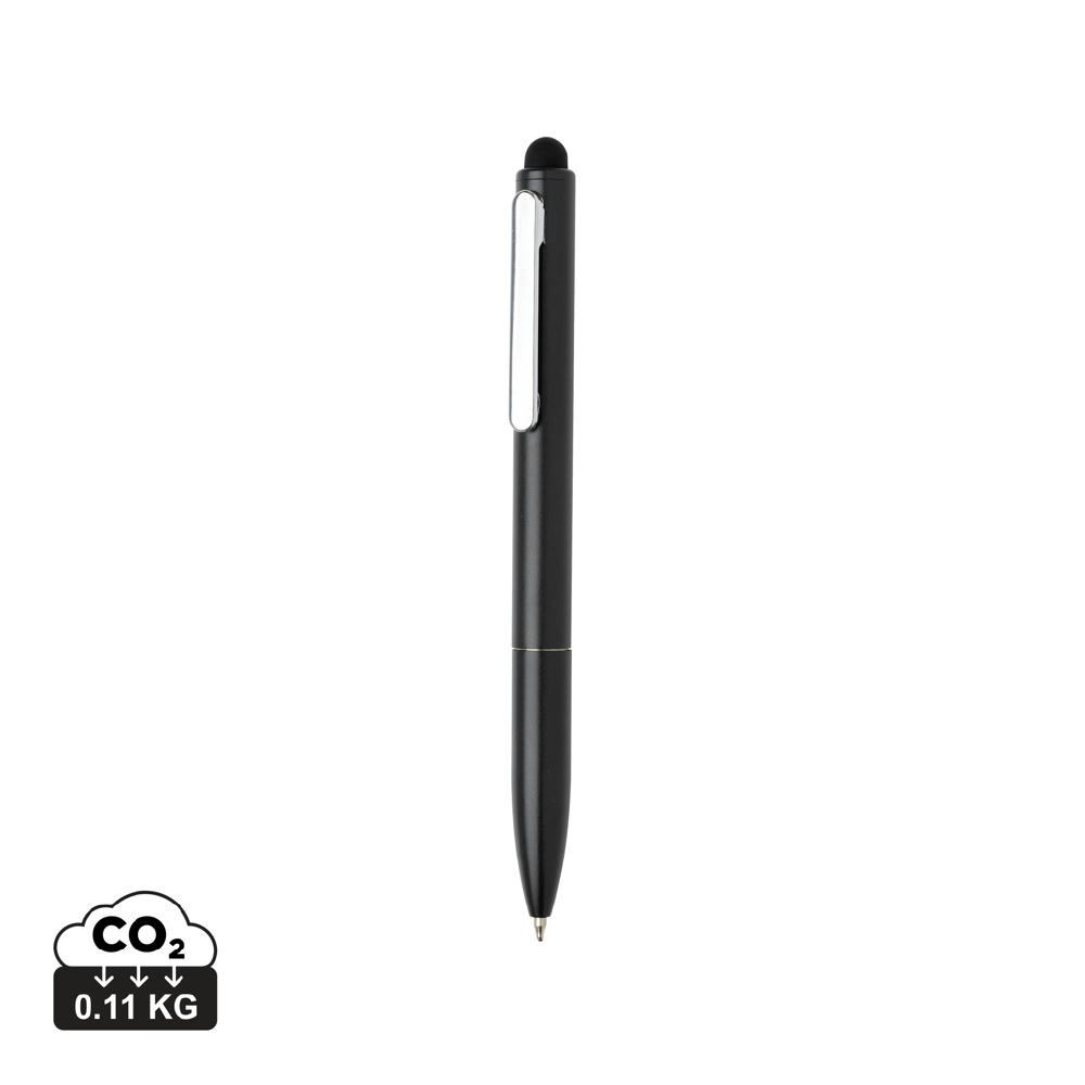 Product image Kymi Stift mit Stylus aus RCS recyceltem Aluminum Werbeartikel