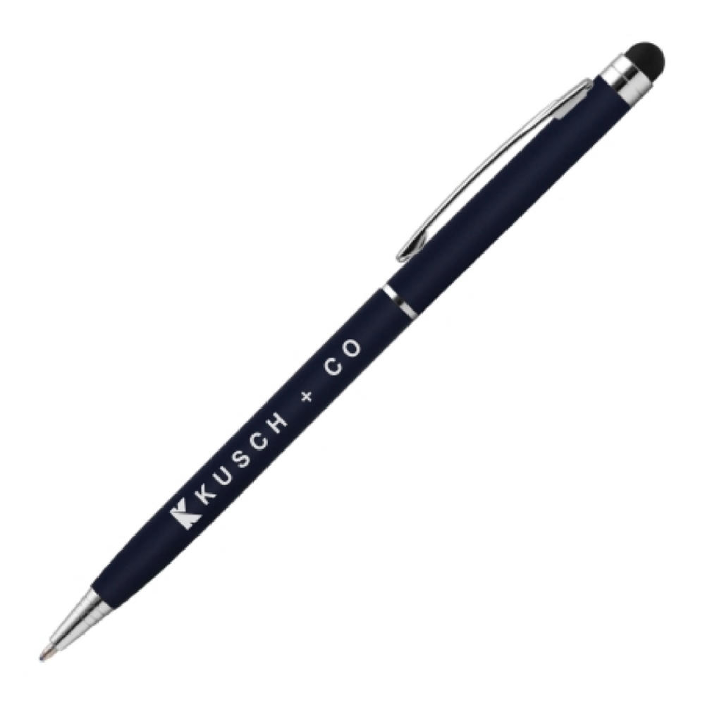 Product image BIMINI Stylus Soft Touch Kugelschreiber mit Lasergravur Werbeartikel