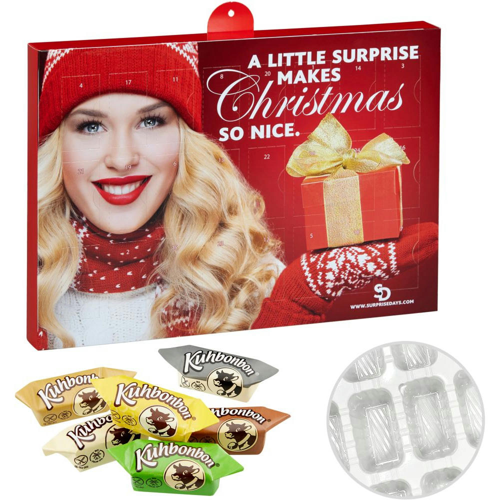 Product image Premium-Präsent-Adventskalender mit Kuhbonbons® Werbeartikel