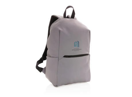 Schicker PU 15.6" Laptop-Rucksack bedrucken
