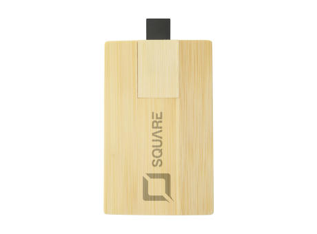 CreditCard USB Bamboo 32 GB bedrucken