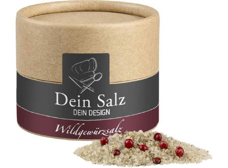 Product image Wildgewürzsalz, ca. 45g, Kraftpapierdose Mini Werbeartikel