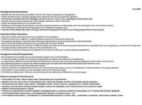 TASTE Ölsprühflasche 140 ml Werbeartikel