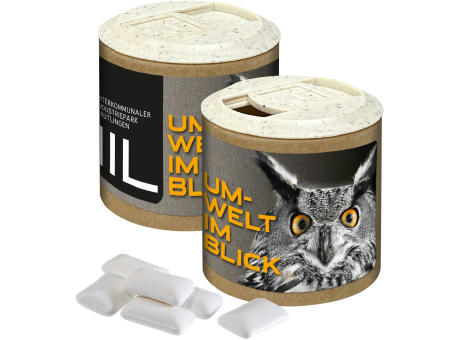 Product image Papier-Werbedose mit Zuckerfreiem Kaugummi, 84g Werbeartikel