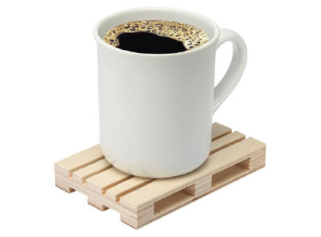 Product image Untersetzer Holz "Palette" Werbeartikel