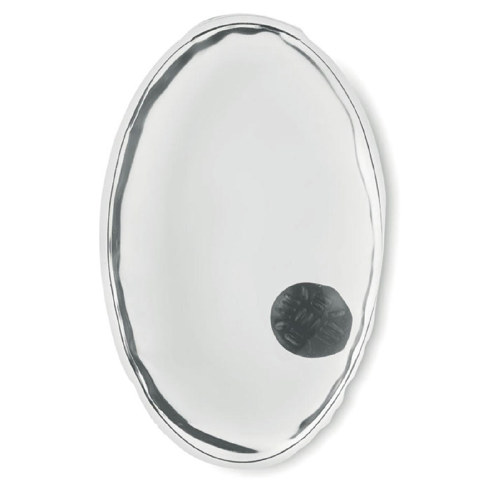 Product image Ovales transparentes Gel-Hand-Wärmekissen mit Klickplättchen – Handwärmer als Werbeartikel