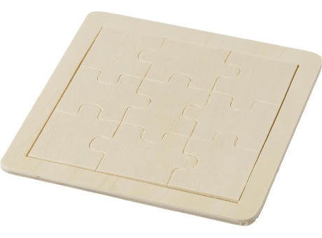 Neunteiliges Puzzle aus Holz Alvaro Werbeartikel