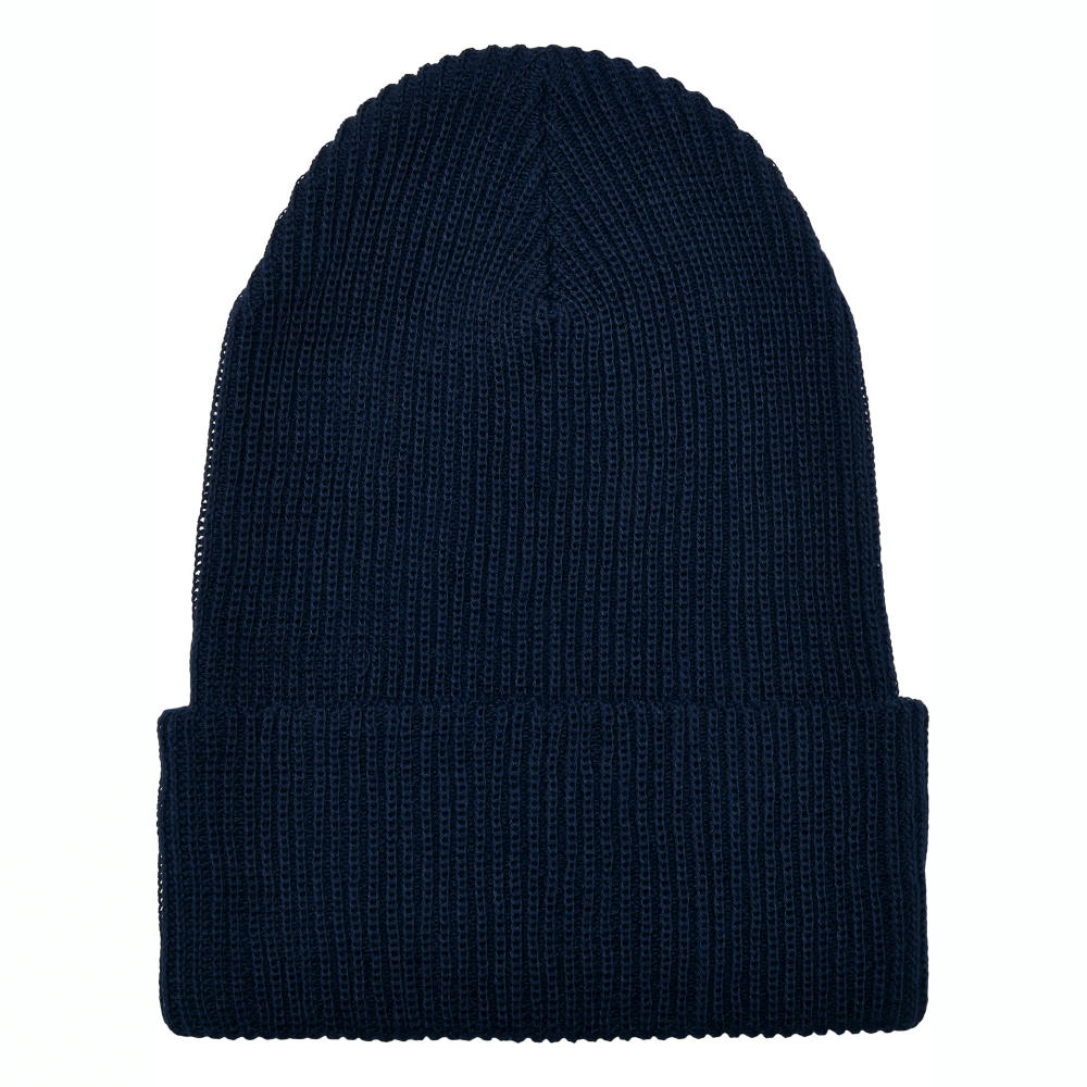 FX1504RY007-Recycled Yarn Ribbed Knit Beanie Werbeartikel