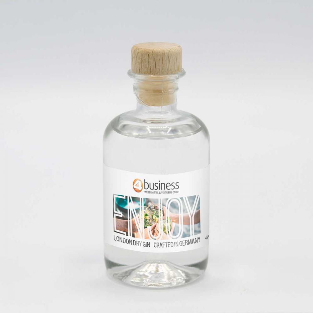 Premium London Dry Gin 50 ml | individuelles 4c-Label Werbeartikel