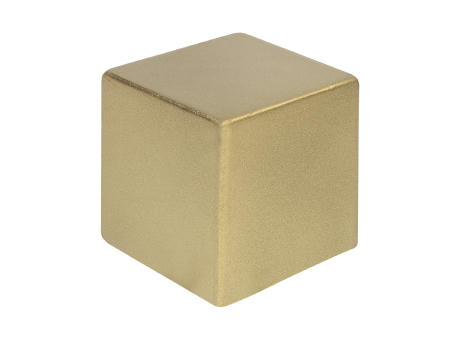 Metallic Antistressball Cubix Shine Werbeartikel