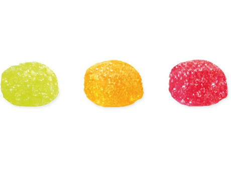 Saure Fruchtsaftberries vegan Werbetüte,   10 g, Inhalt: Saure Fruchtsaftberries bedrucken