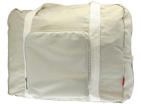Product image Faltbare Reisetasche 'Tenerife', Polycotton beige bedrucken
