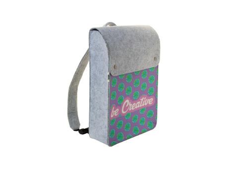 individueller RPET Rucksack CreaFelt Back II bedrucken