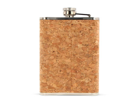 Flachmann mit Korken 220ml Werbeartikel