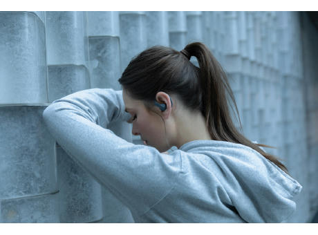 Urban Vitamin Pacifica Ohrhörer aus RCS recycelt. Kunststoff Werbeartikel