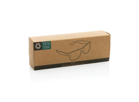 Gleam Sonnenbrille aus RCS rec. PC mit verspiegelten Gläsern bedrucken