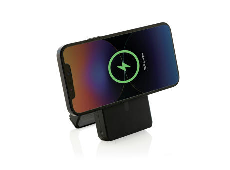 Skywave 5000mah Solar Powerbank, 10W Wireless aus rPlastik bedrucken