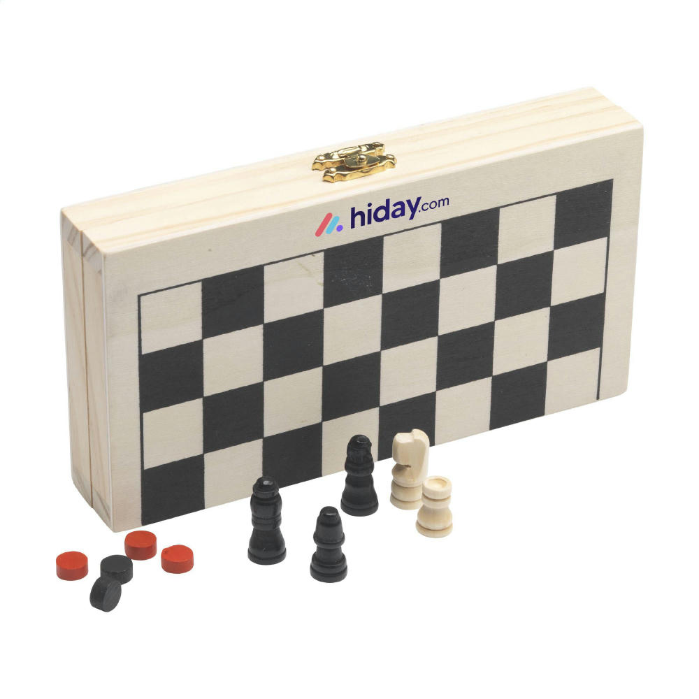 CheckMate Game Box 3-in-1 Spiel Werbeartikel